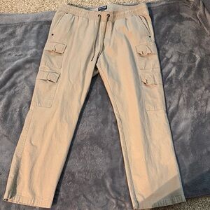 Men's Casual Tan Cargo Pants